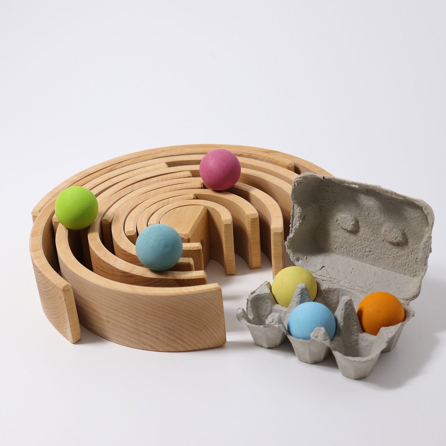 Grimm's large wooden rainbow- Natural