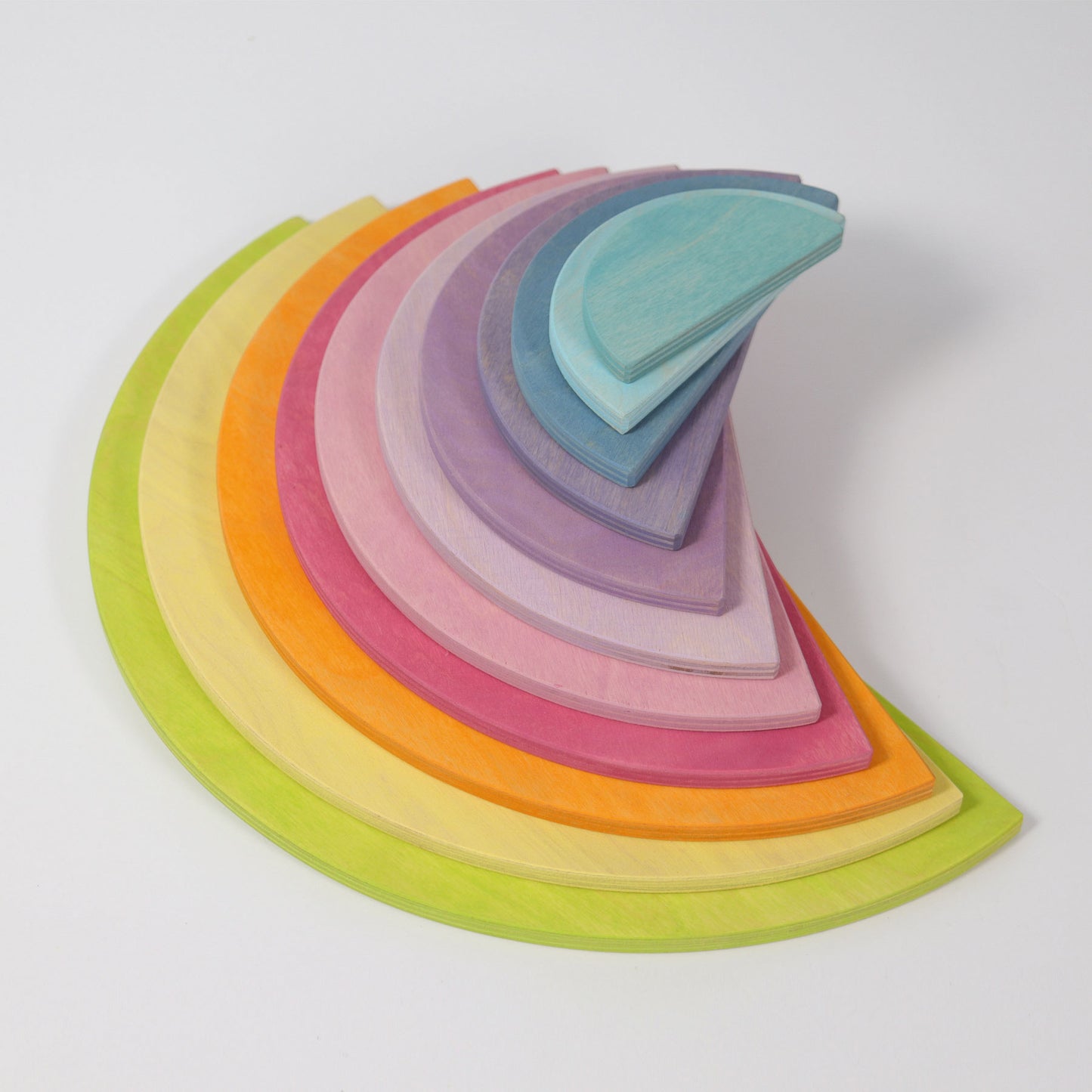 Grimm's wooden semi circles-Pastel