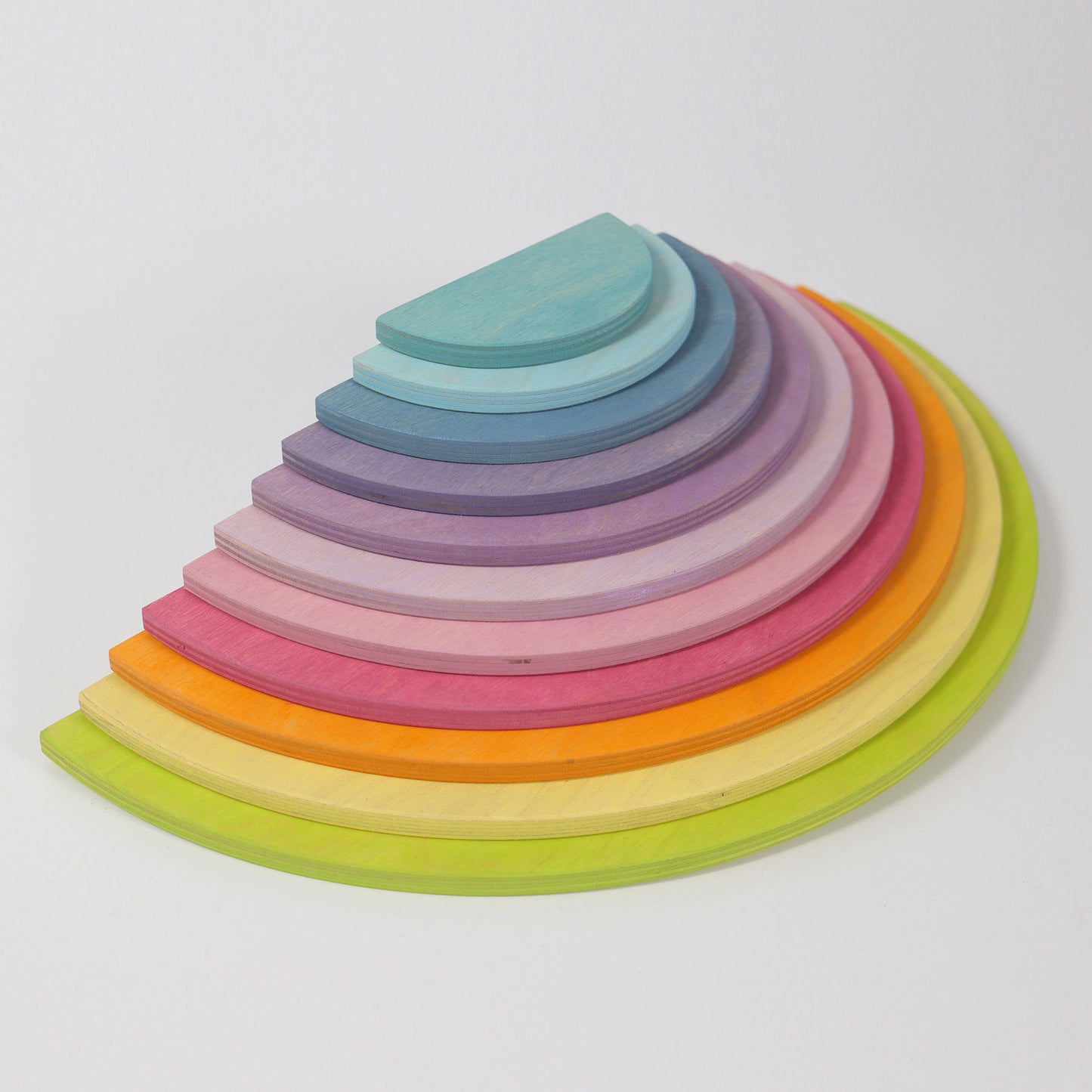 Grimm's wooden semi circles-Pastel