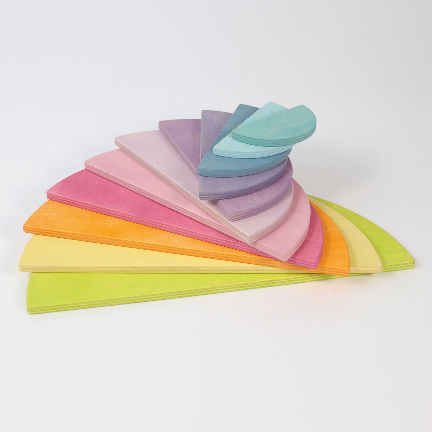 Grimm's wooden semi circles-Pastel