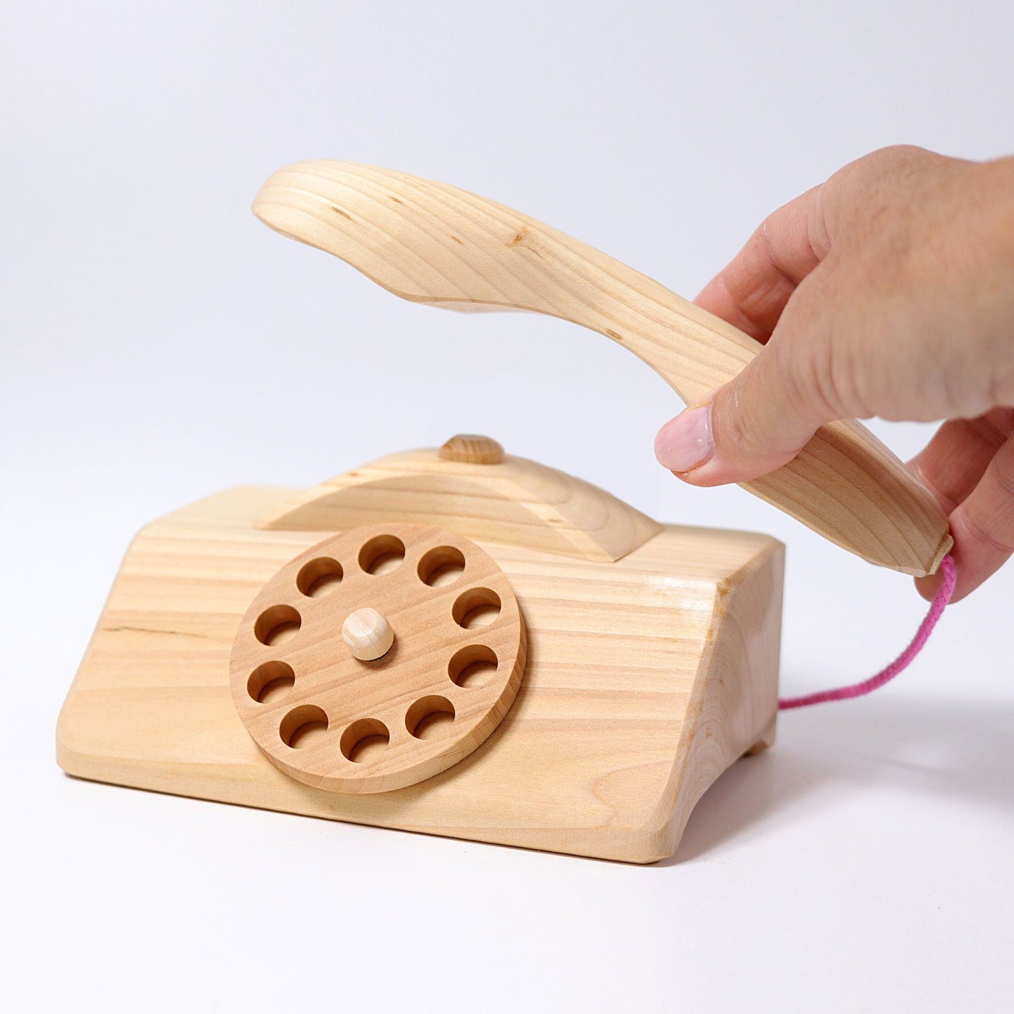 Grimm's wooden telephone