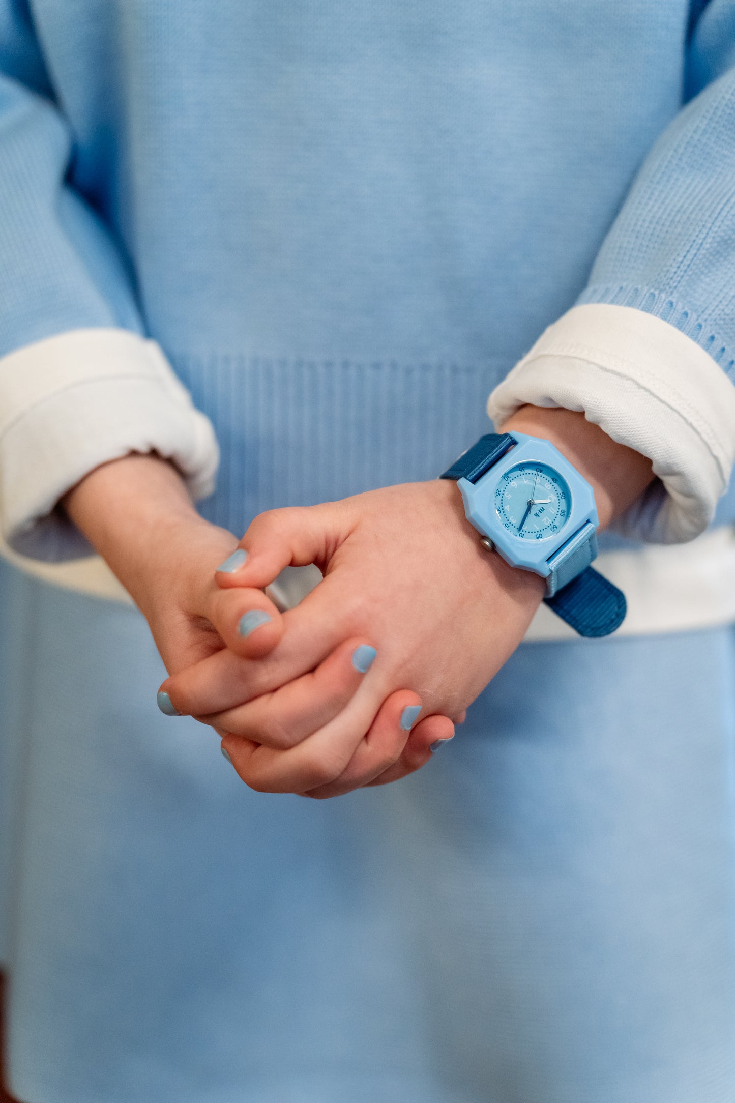 Mini Kyomo blue eco friendly kids watch- Blue Cotton Candy