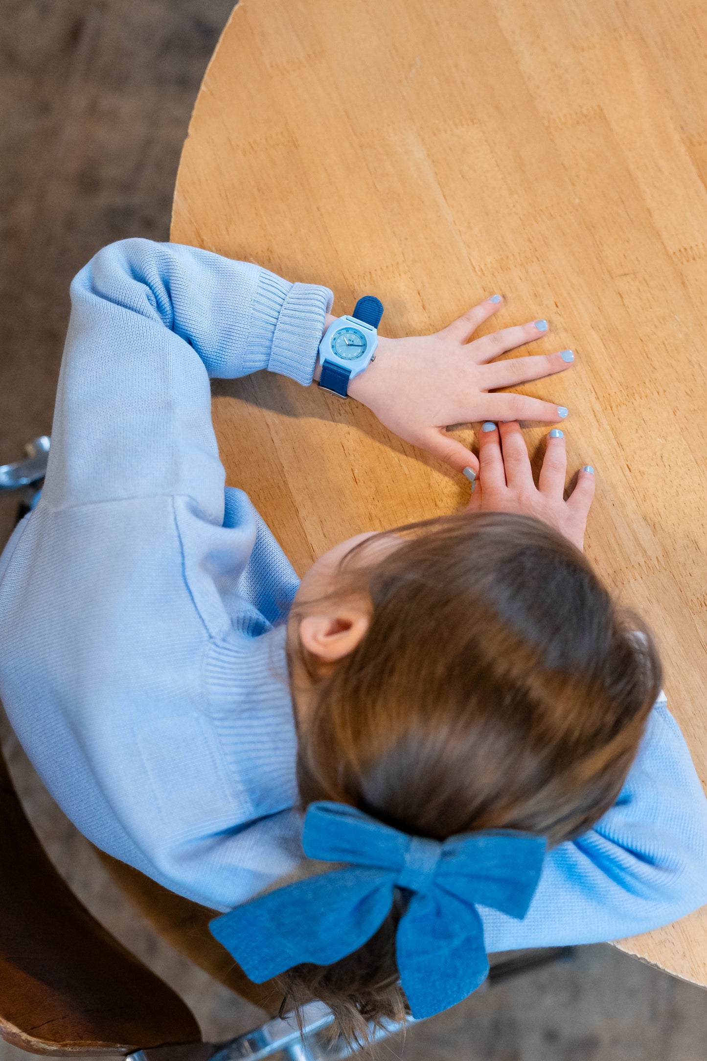 Mini Kyomo blue eco friendly kids watch- Blue Cotton Candy