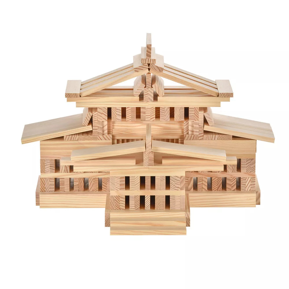 Kapla 280 pieces chest wooden planks- Red book