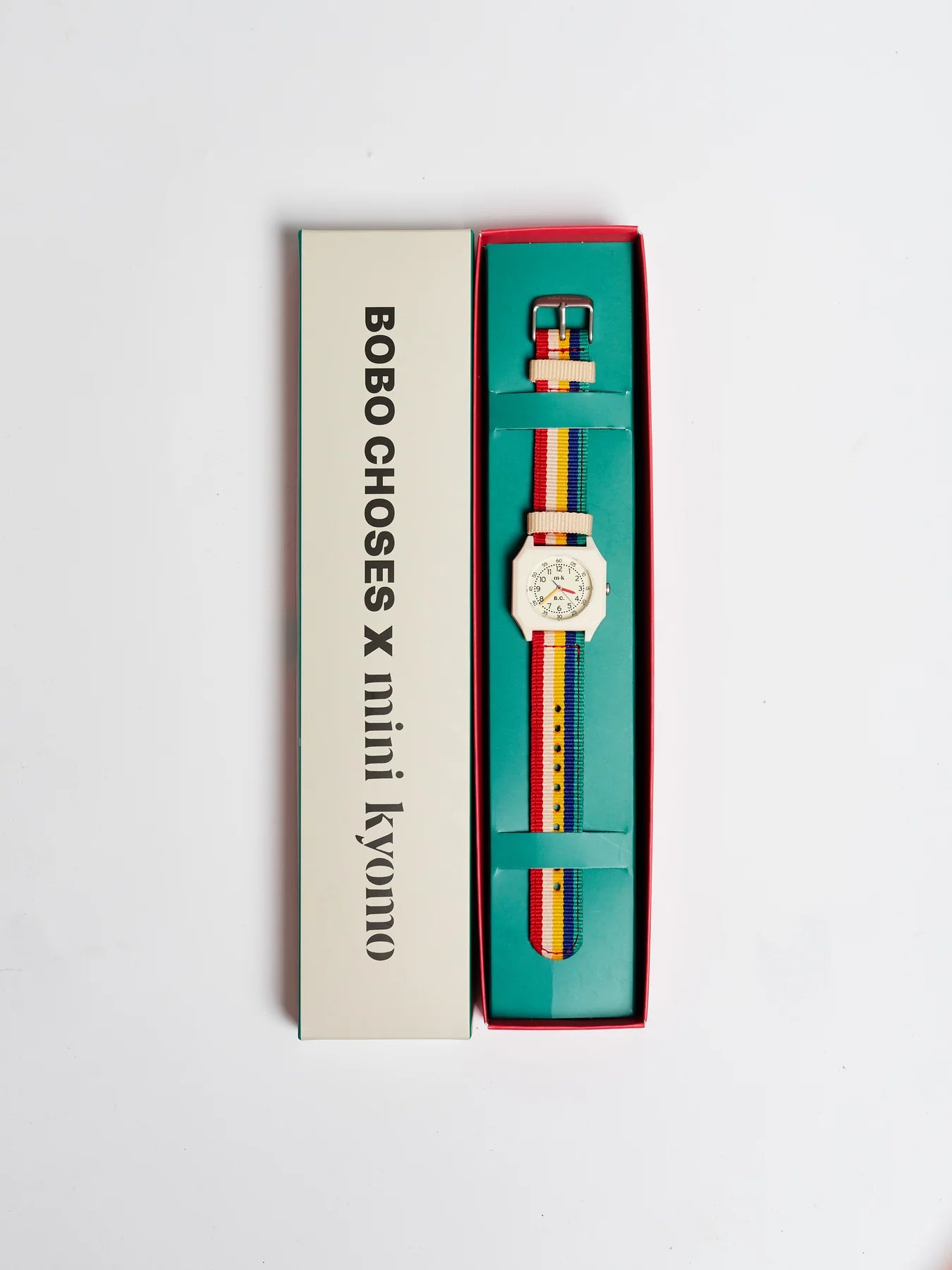 Bobo Choses X Mini Kyomo Multicolor stripes - kids watch