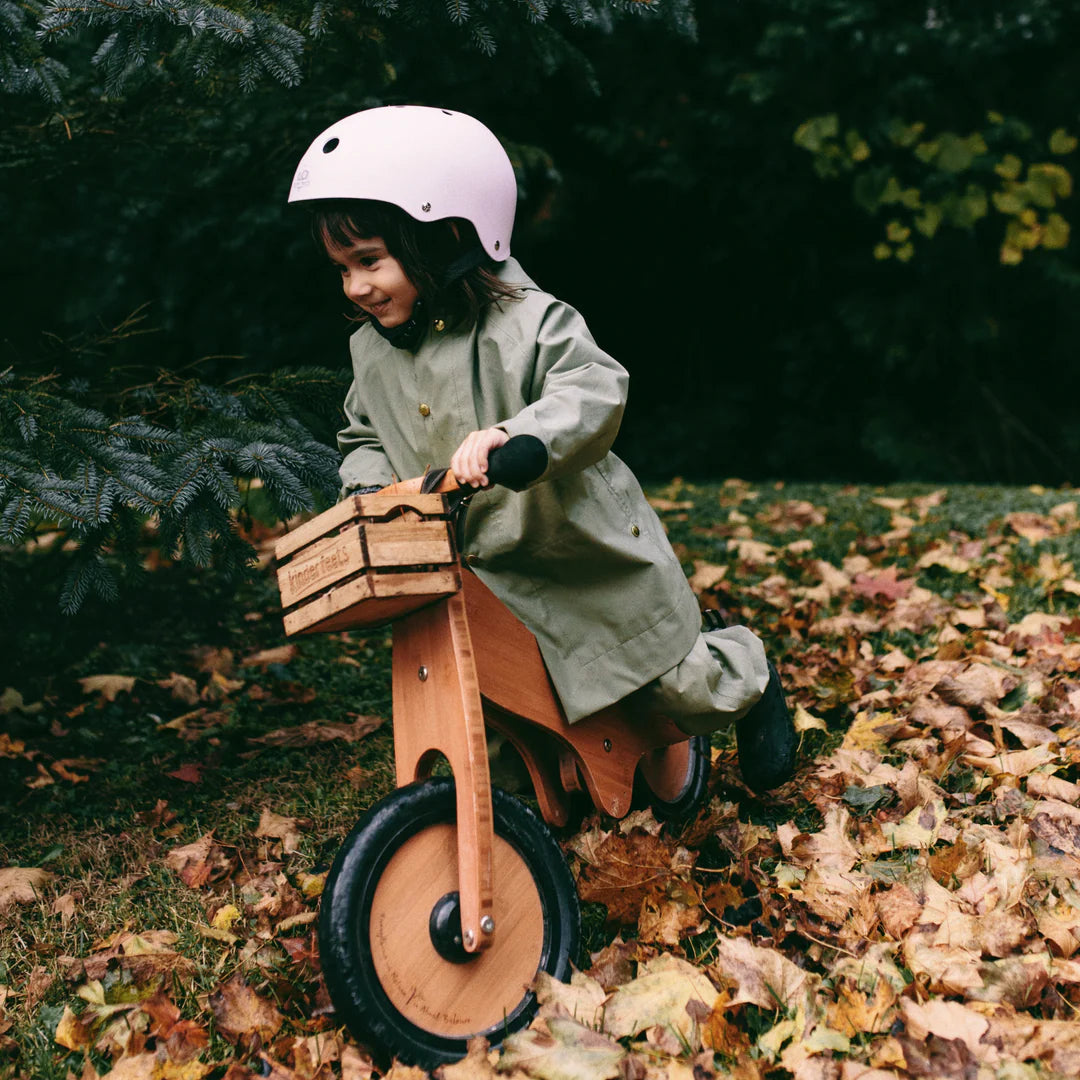 Adjustable kids bike helmet-Matte Silver Sage