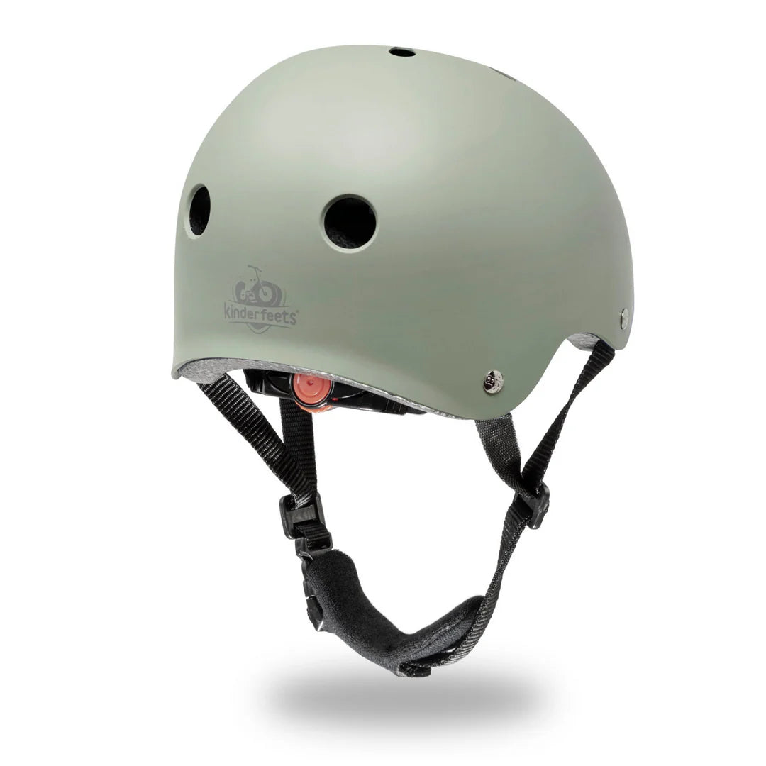 Adjustable kids bike helmet-Matte Silver Sage