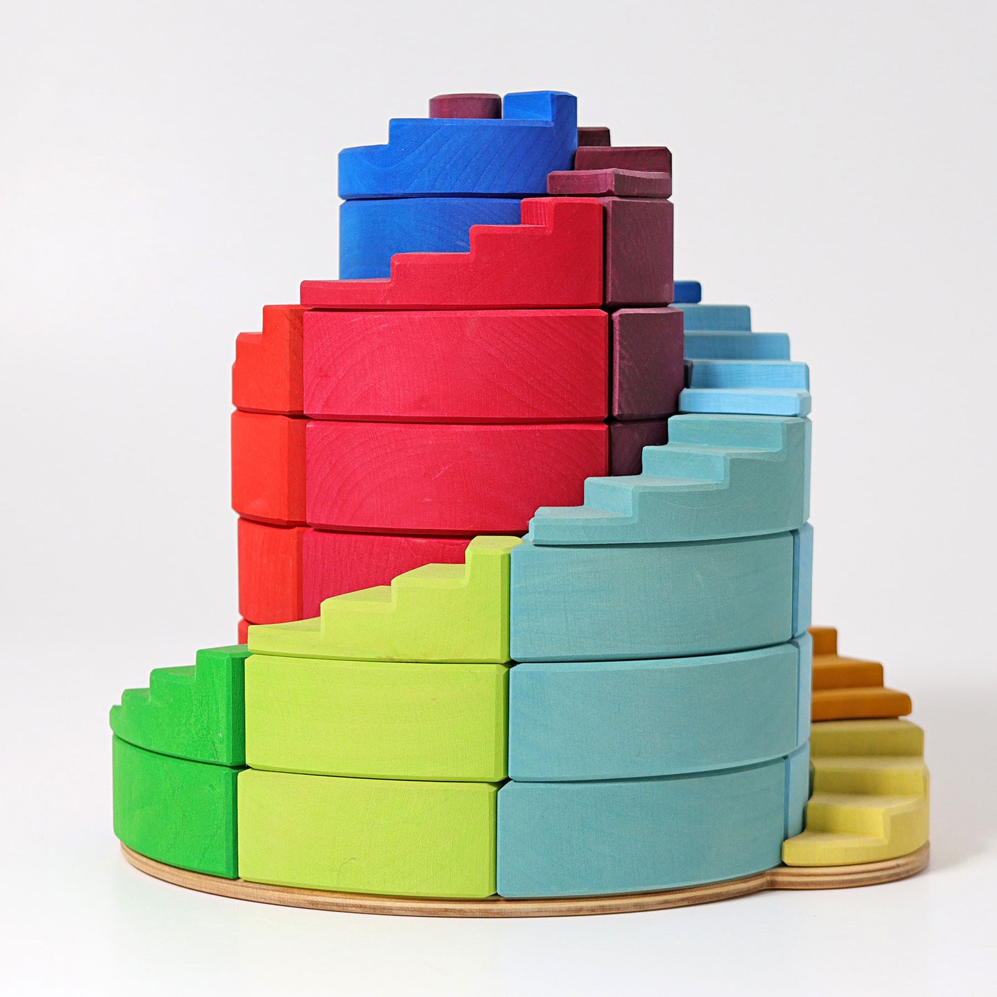 Grimm's wooden counterrotating stepped spiral