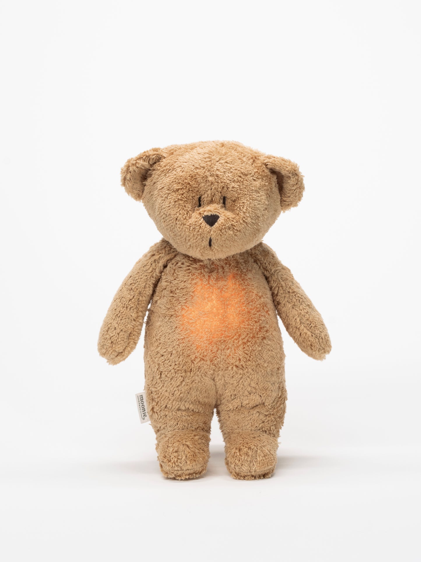 Organic humming bear soft toy and lamp- Cappuccino