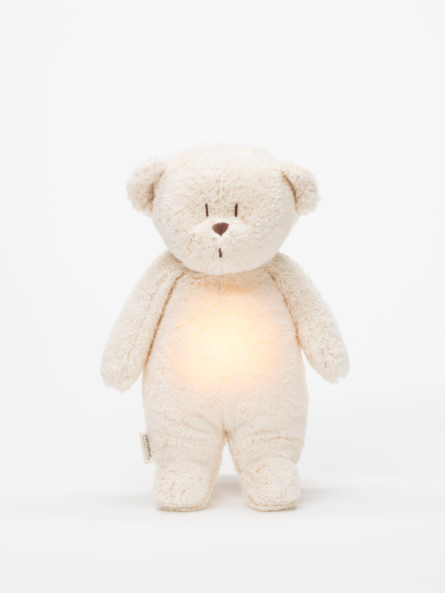 Organic humming bear soft toy and lamp - Polar white