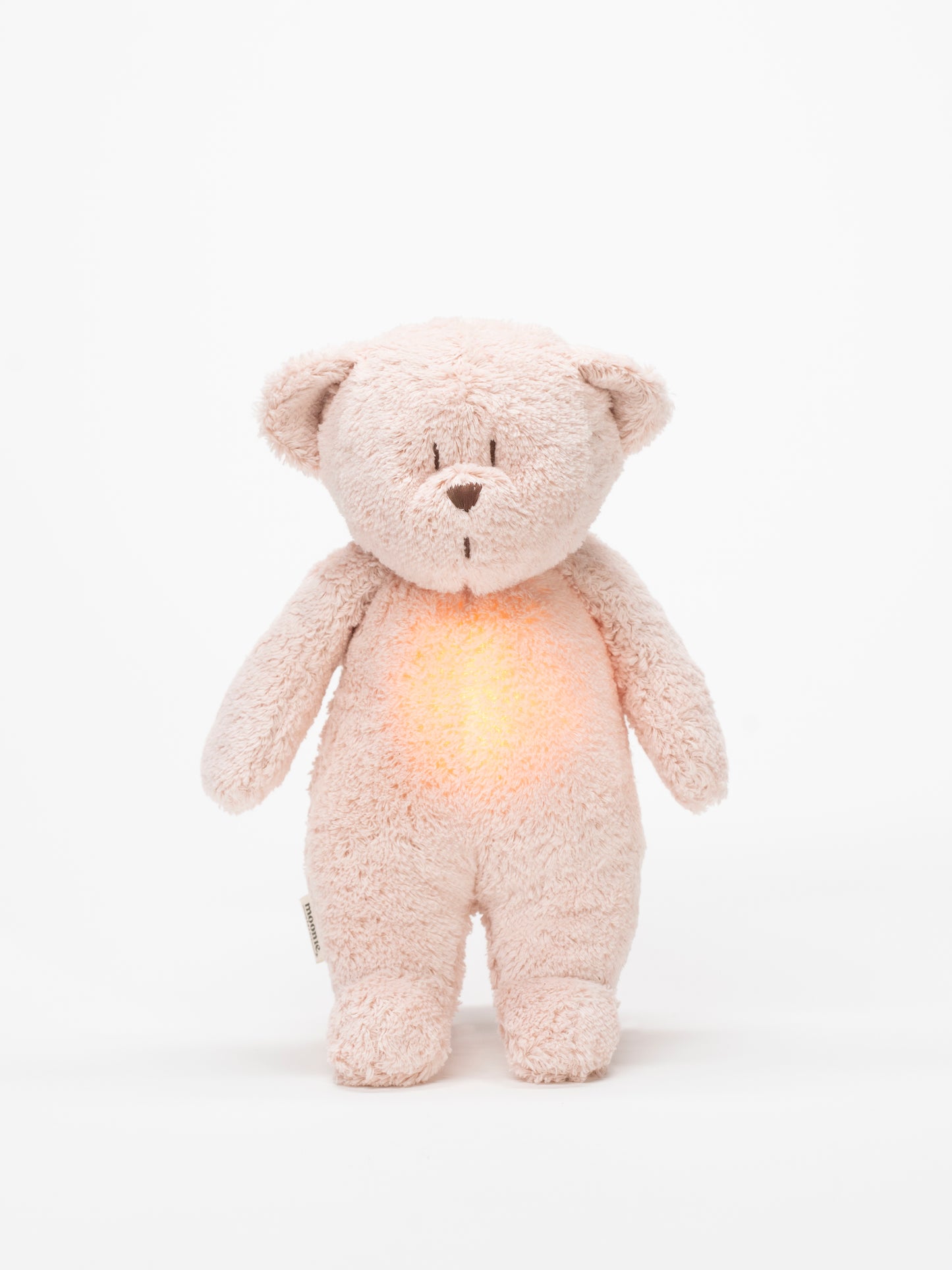 Organic humming bear soft toy and lamp- Rose