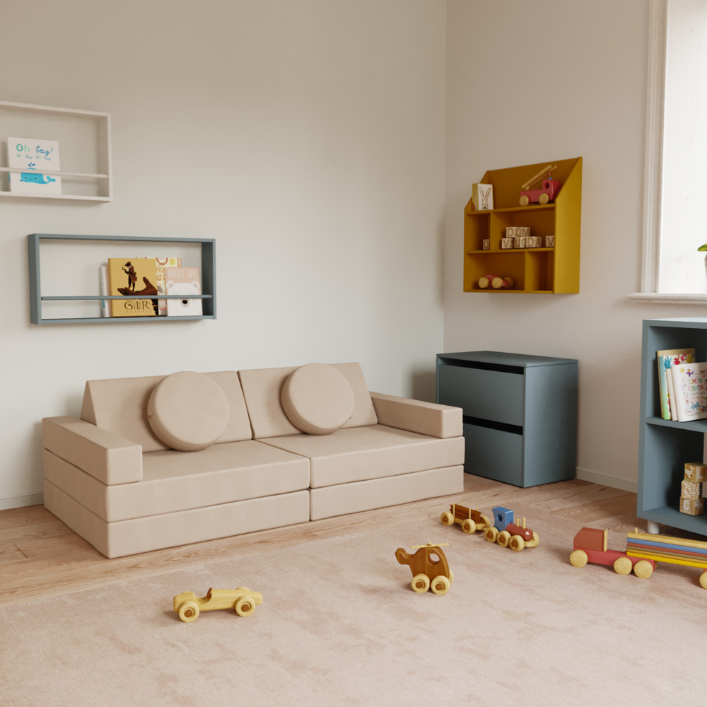 Play sofa circle bundle-Warm Beige