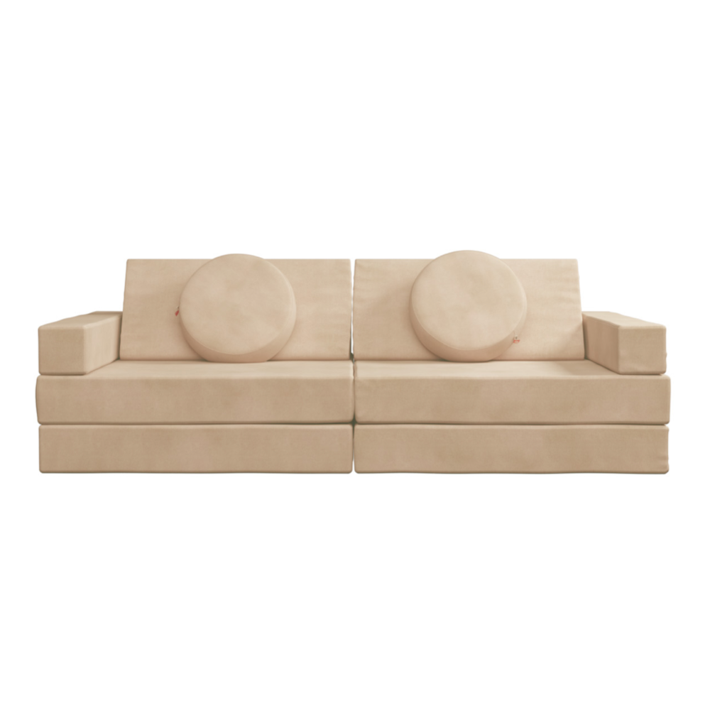 Play sofa circle bundle-Warm Beige