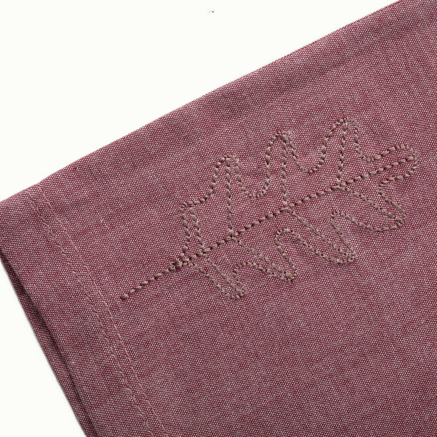 Oak Henley cotton t-shirt- Canyon Clay
