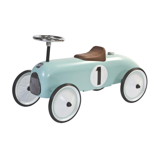 Retro roller ride-on Colin turquoise car