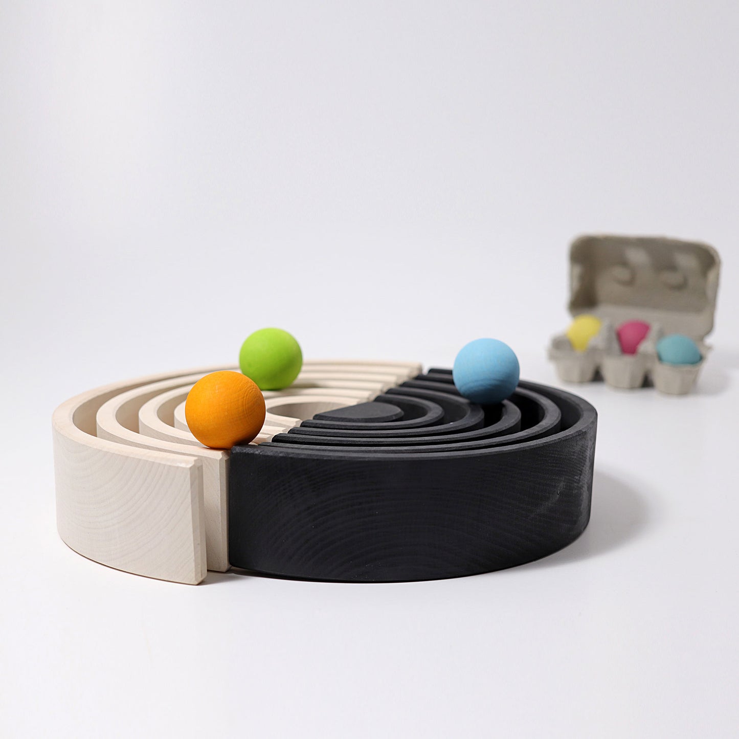 Grimm's large wooden rainbow-Monochrome