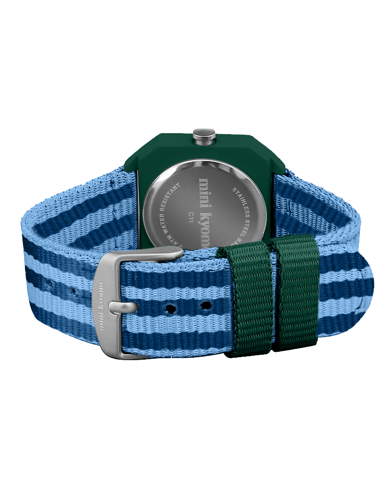 Mini Kyomo green & blue eco friendly kids watch- A Day on Earth