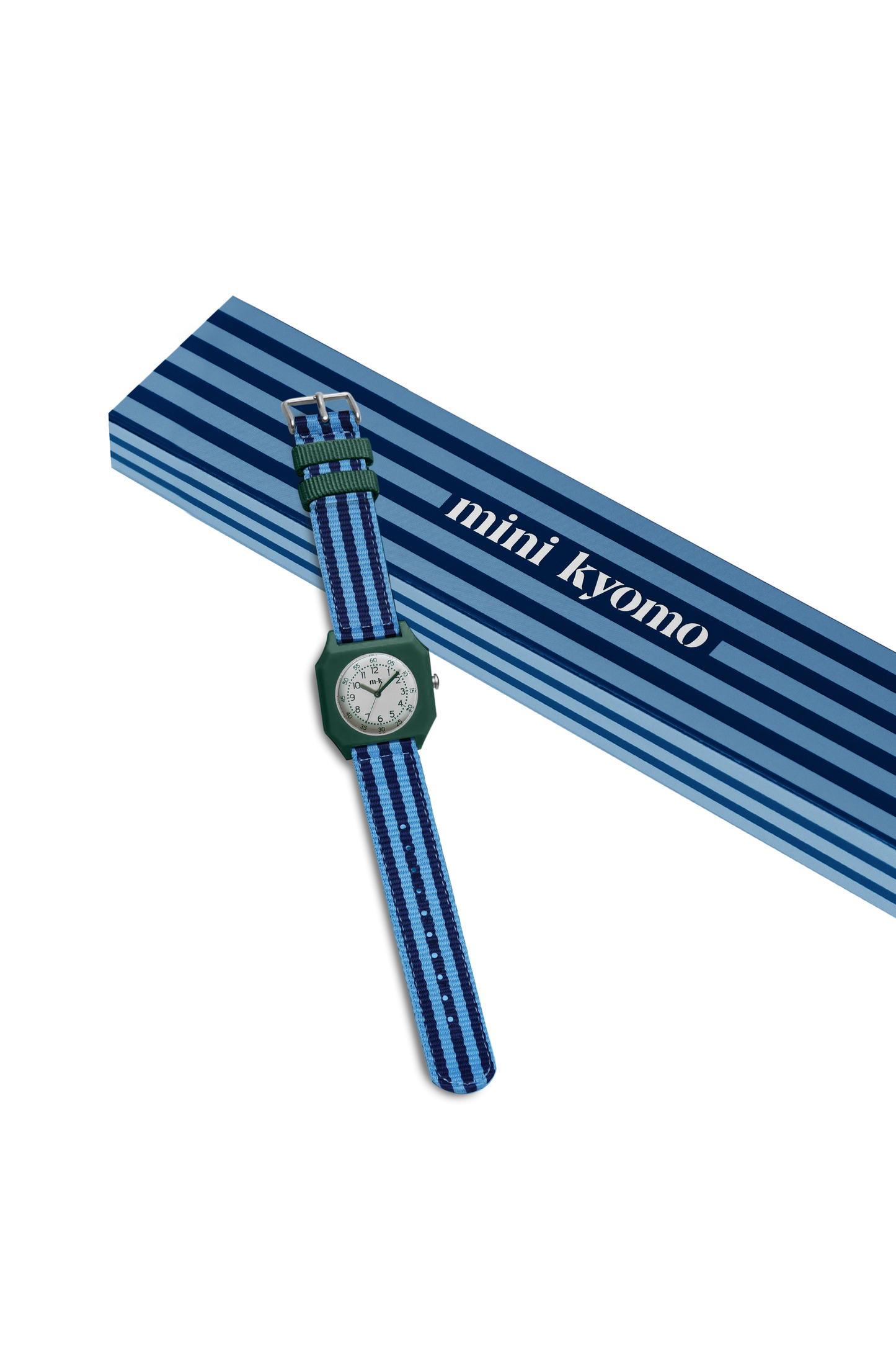 Mini Kyomo green & blue eco friendly kids watch- A Day on Earth