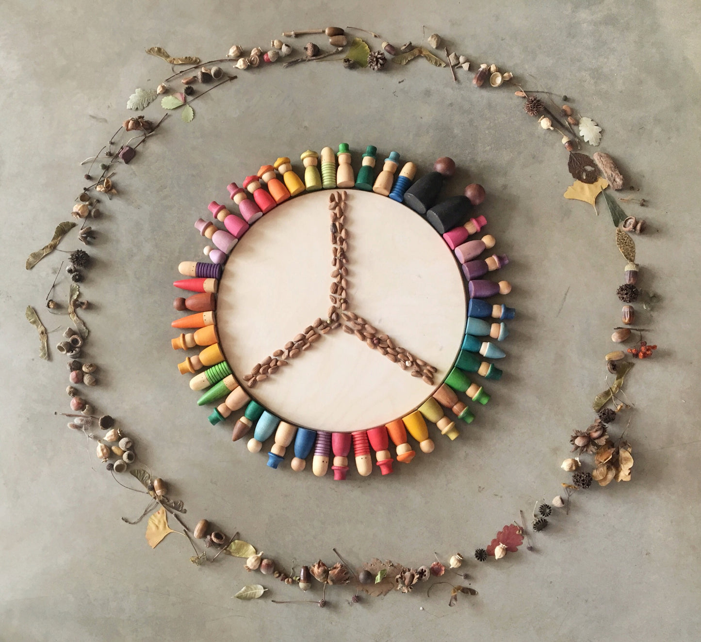 Wooden Play and construction base platform