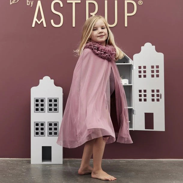 Tulle cape costume for kids- Plum