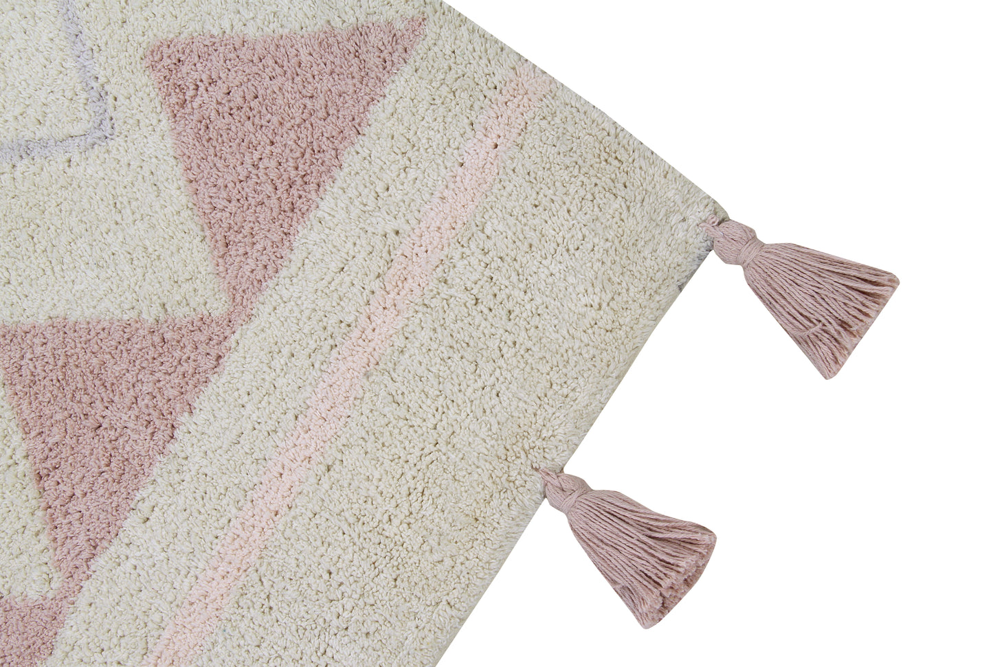 Aztec washable kids rug- Vintage Nude