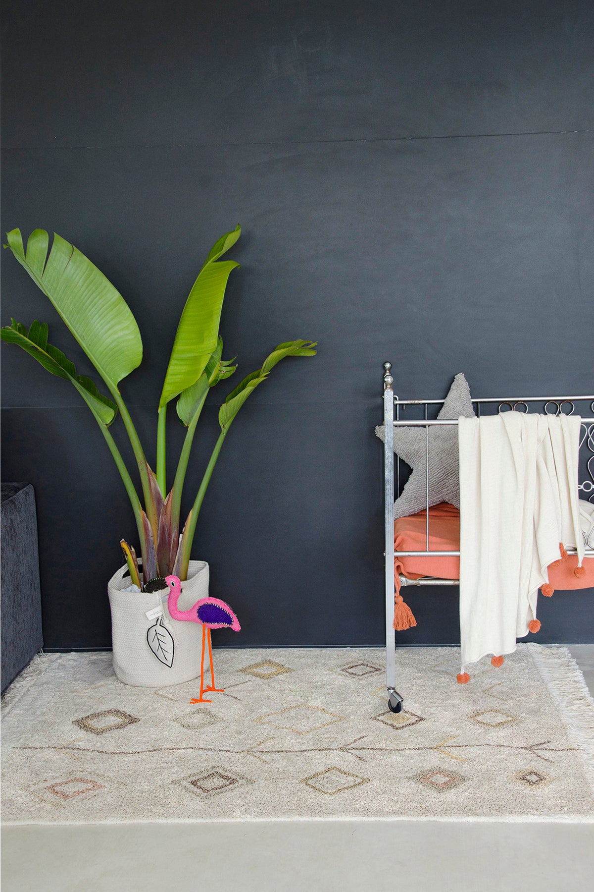 Kaarol Earth washable rug- L