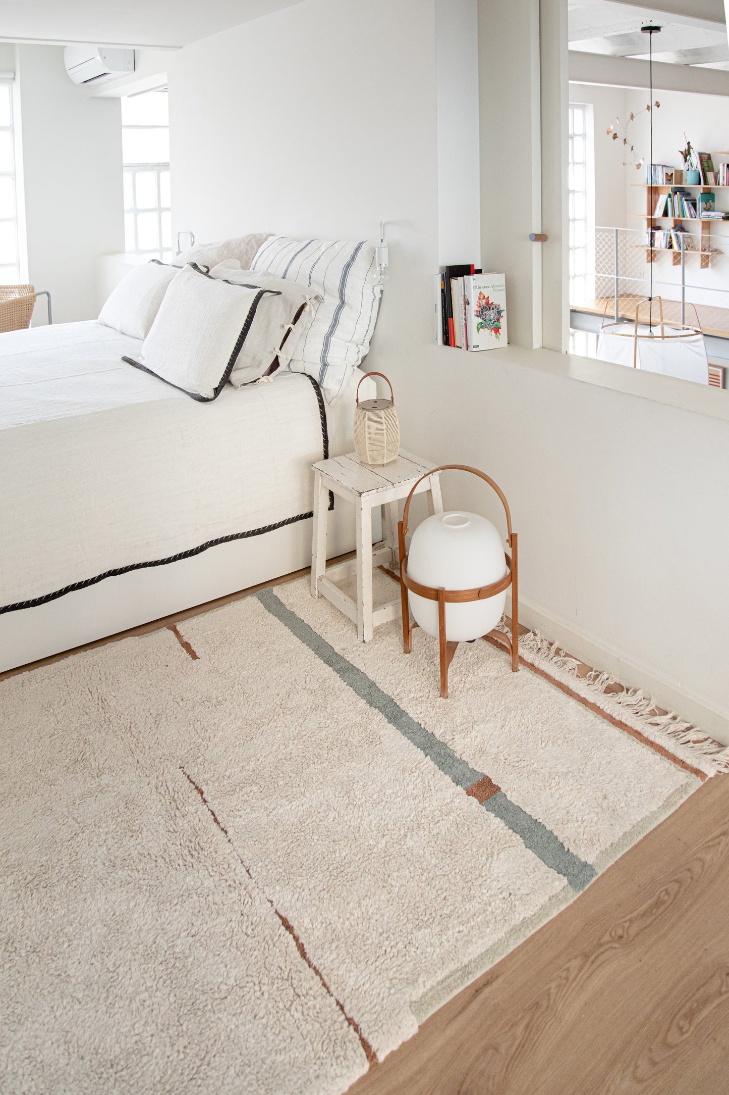 Lanes medium washable rug-Vintage Blue