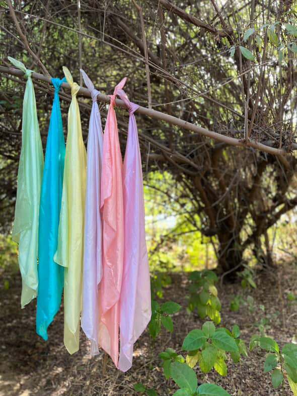 Waldorf play silks set-Pastel
