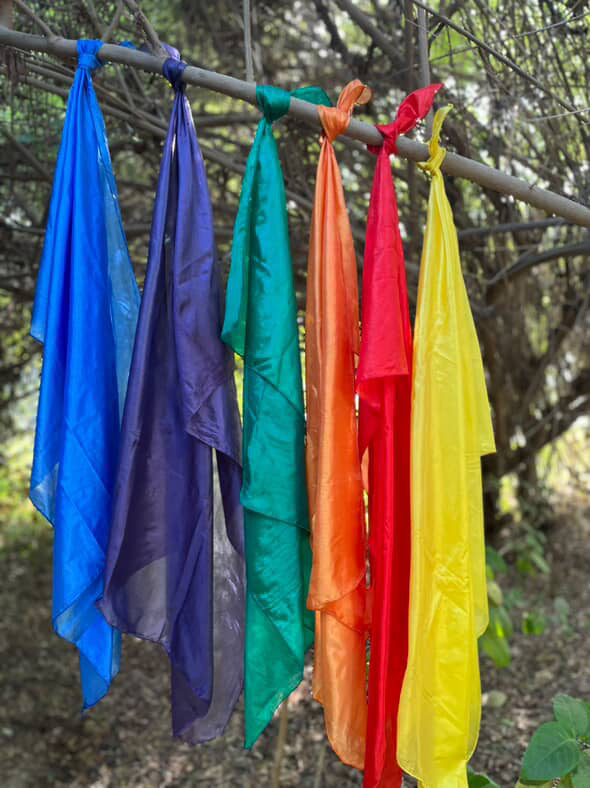 Waldorf play silks set-Bright