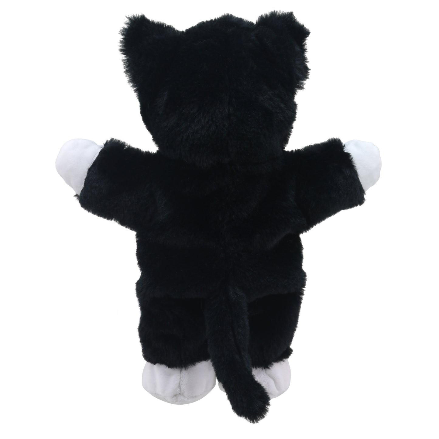 Eco friendly walking hand puppet-Black & White cat
