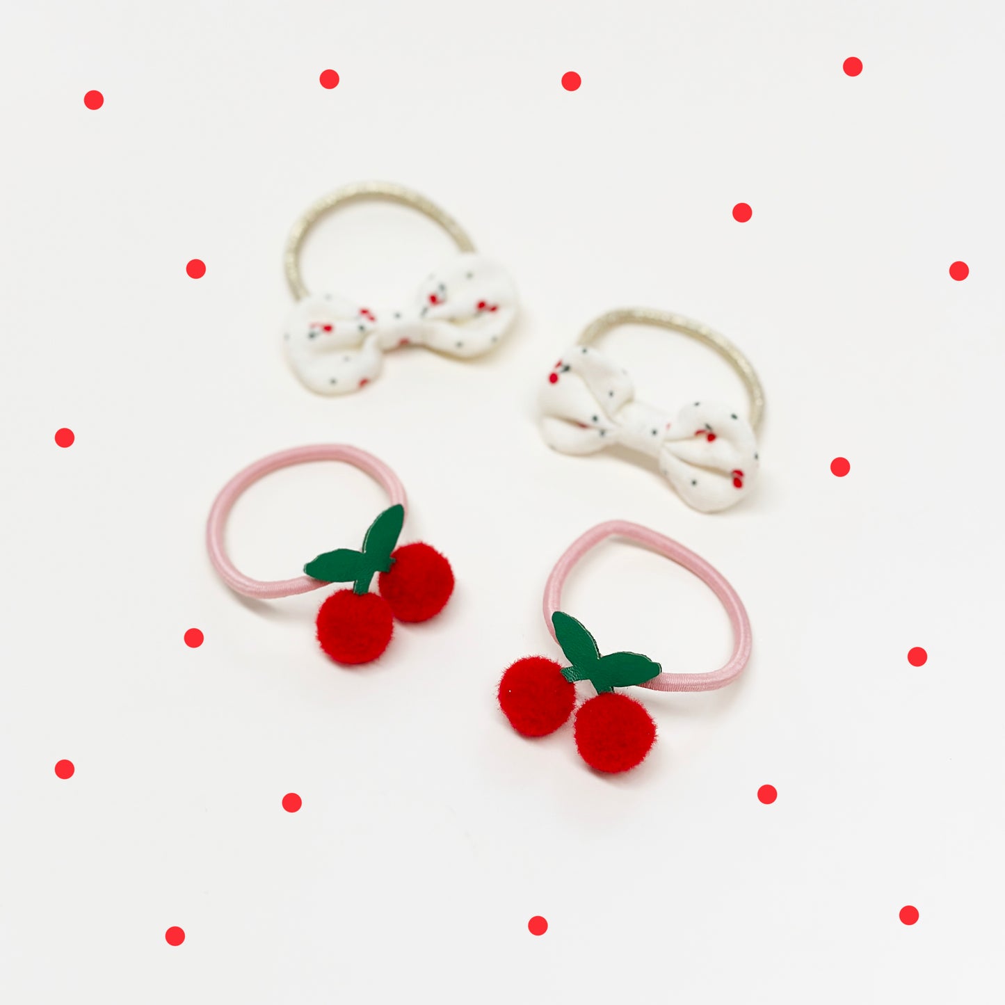 Sweet cherry ponies hairbands