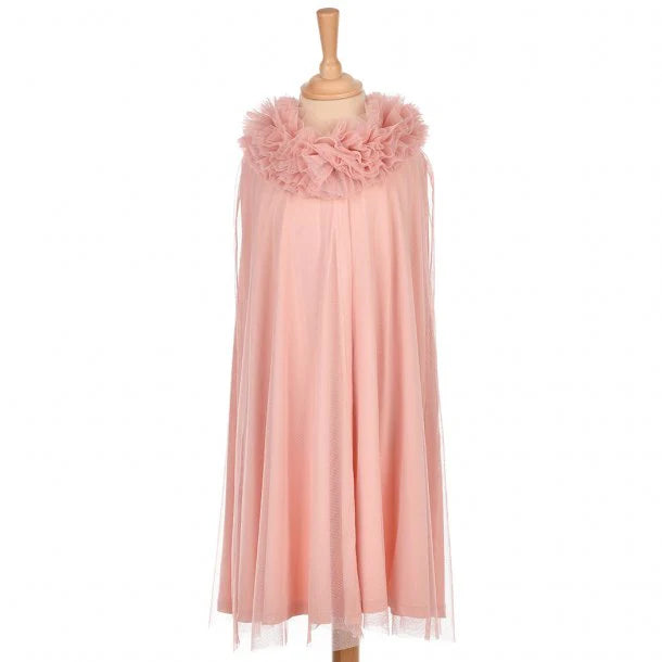 Tulle cape costume for kids- Dusty Rose