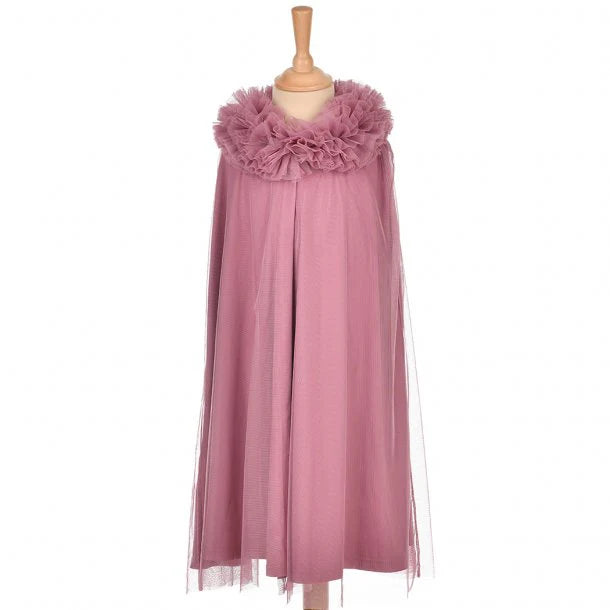 Tulle cape costume for kids- Plum