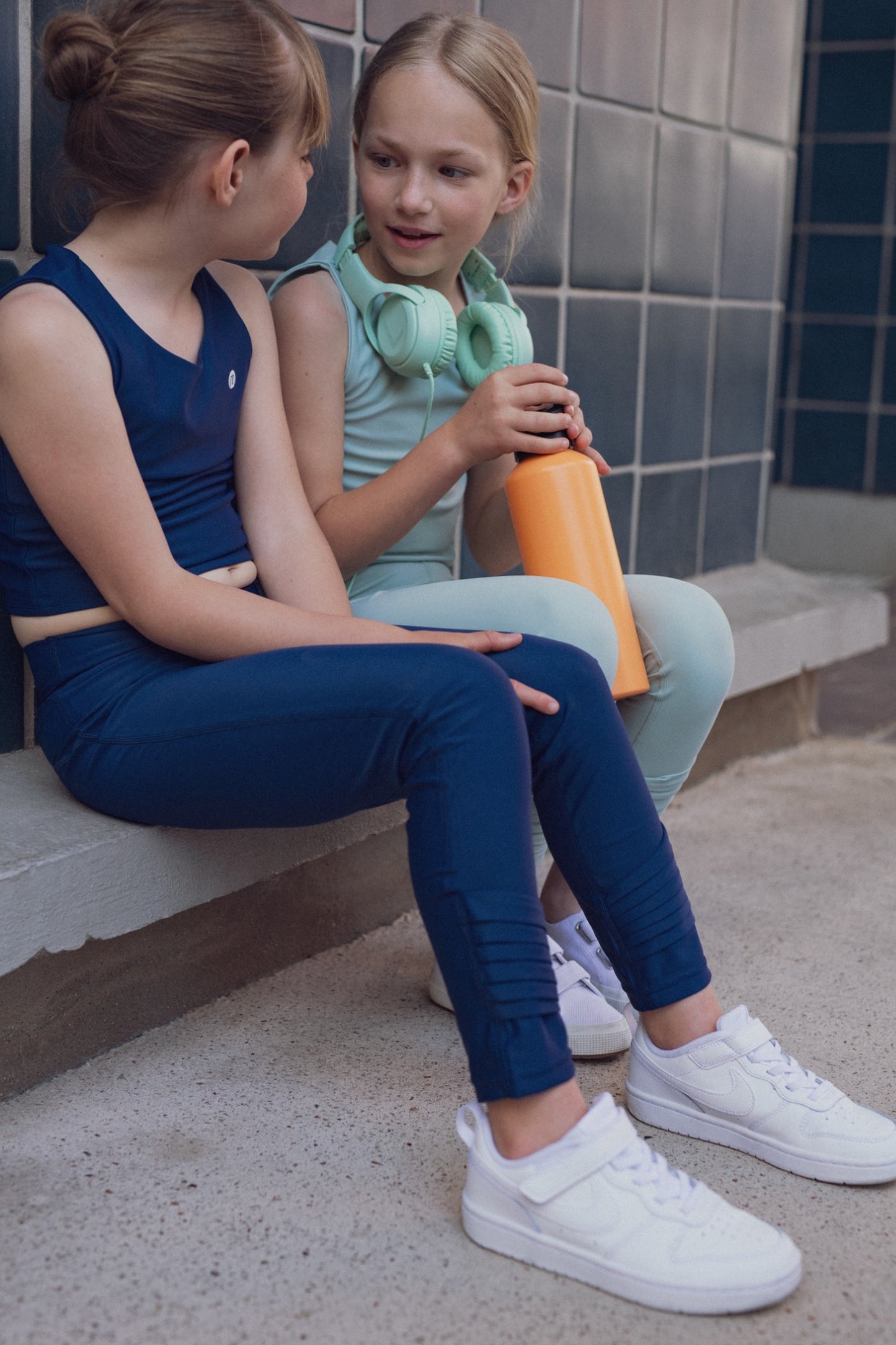 Candy sport leggings- Bold Blueberry