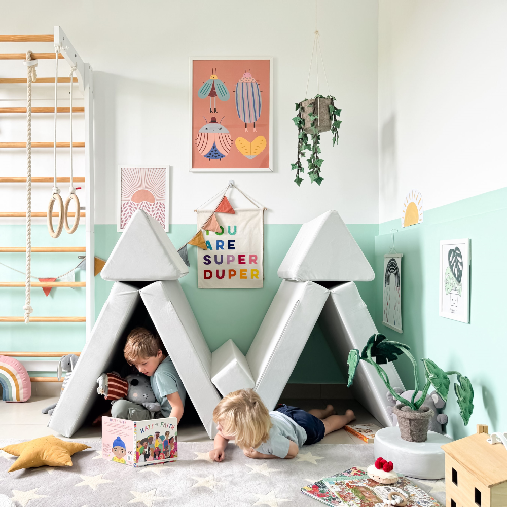 Play sofa circle bundle-Light grey