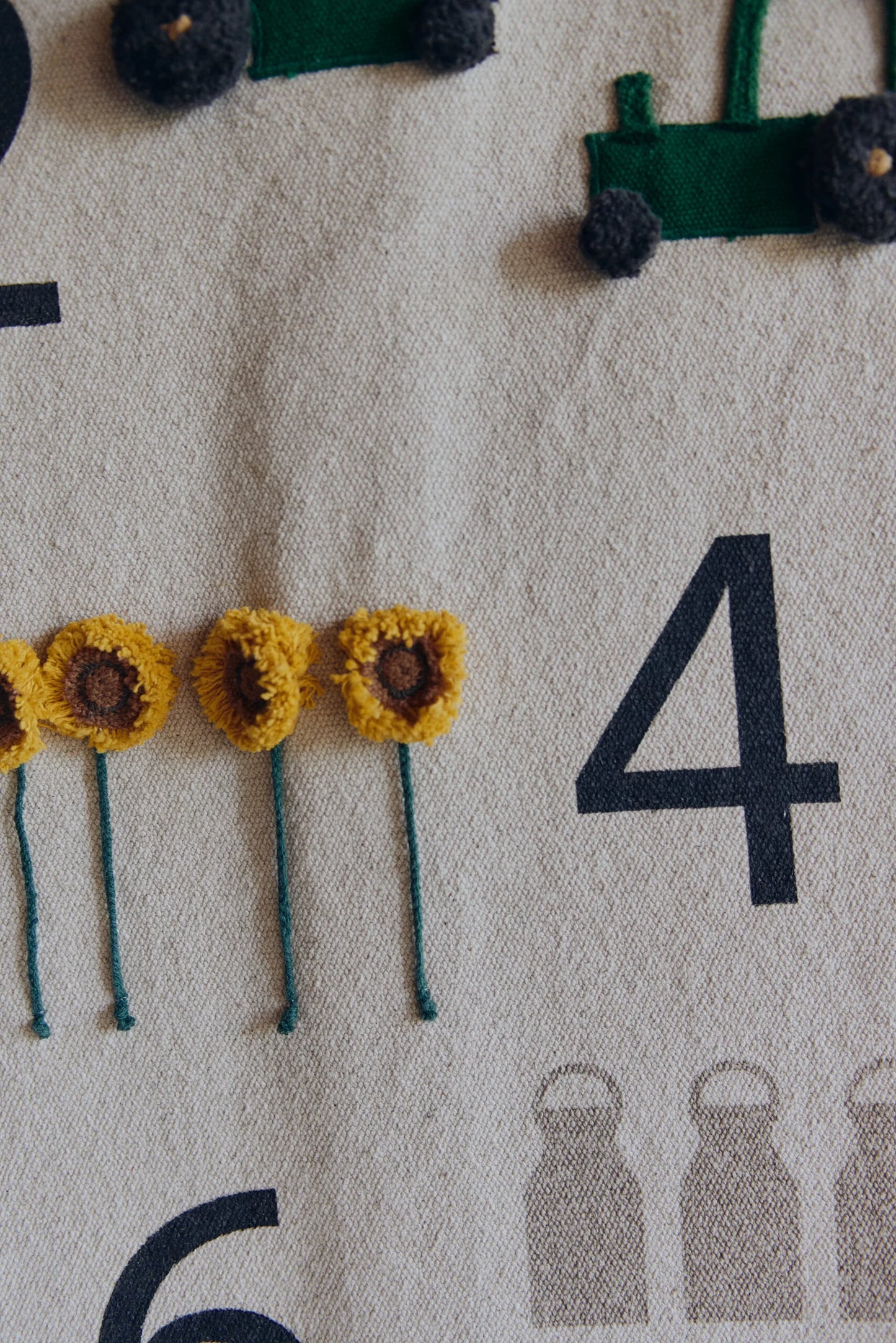 Wall hanger farm numbers