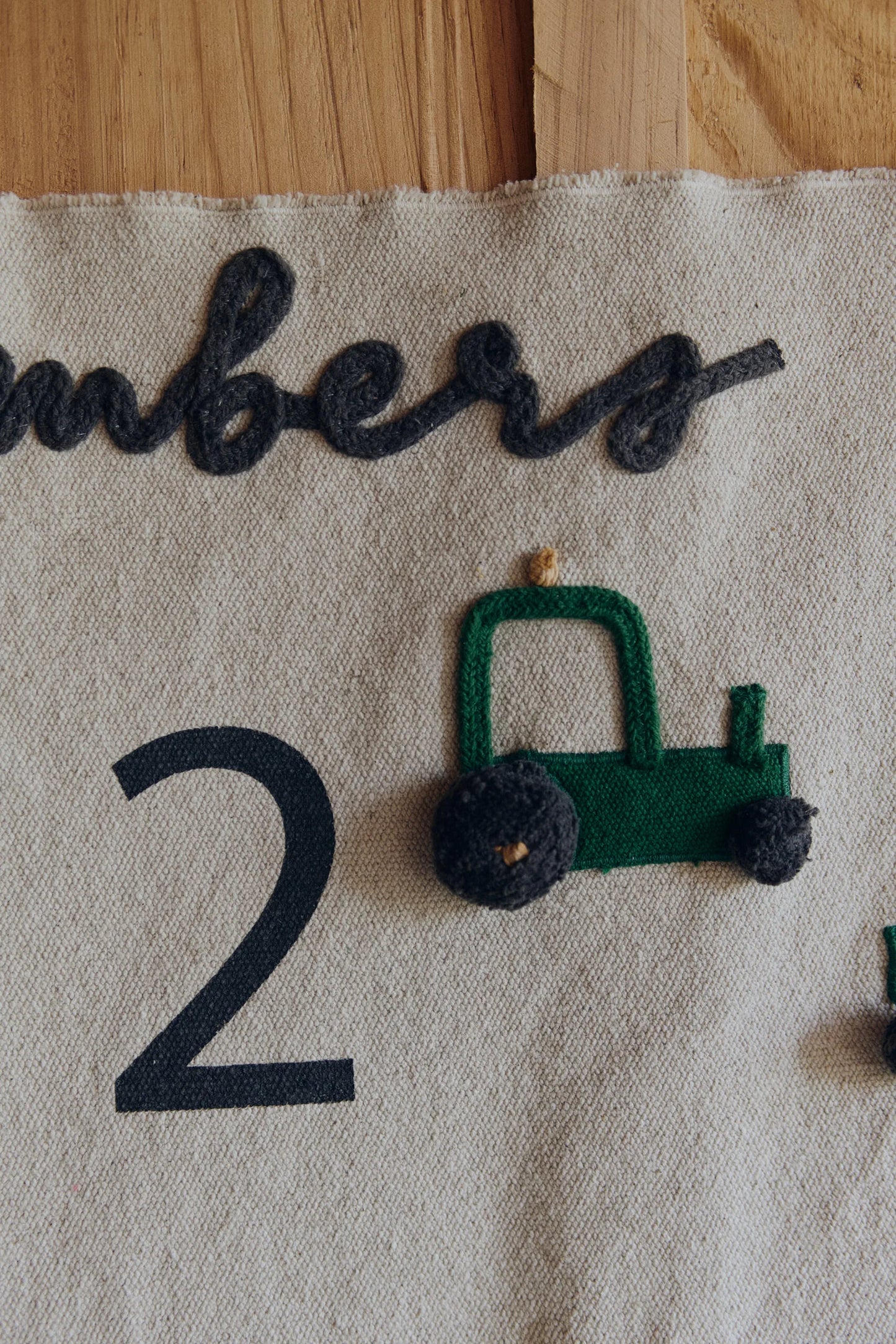 Wall hanger farm numbers