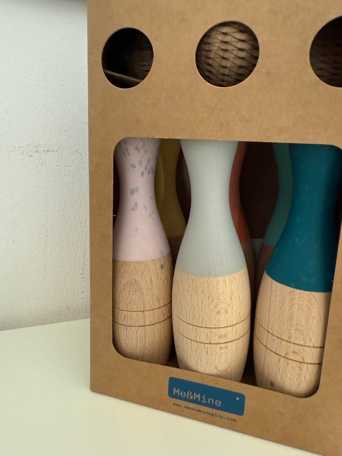 Wooden bowling set - DAMAGED ITEM