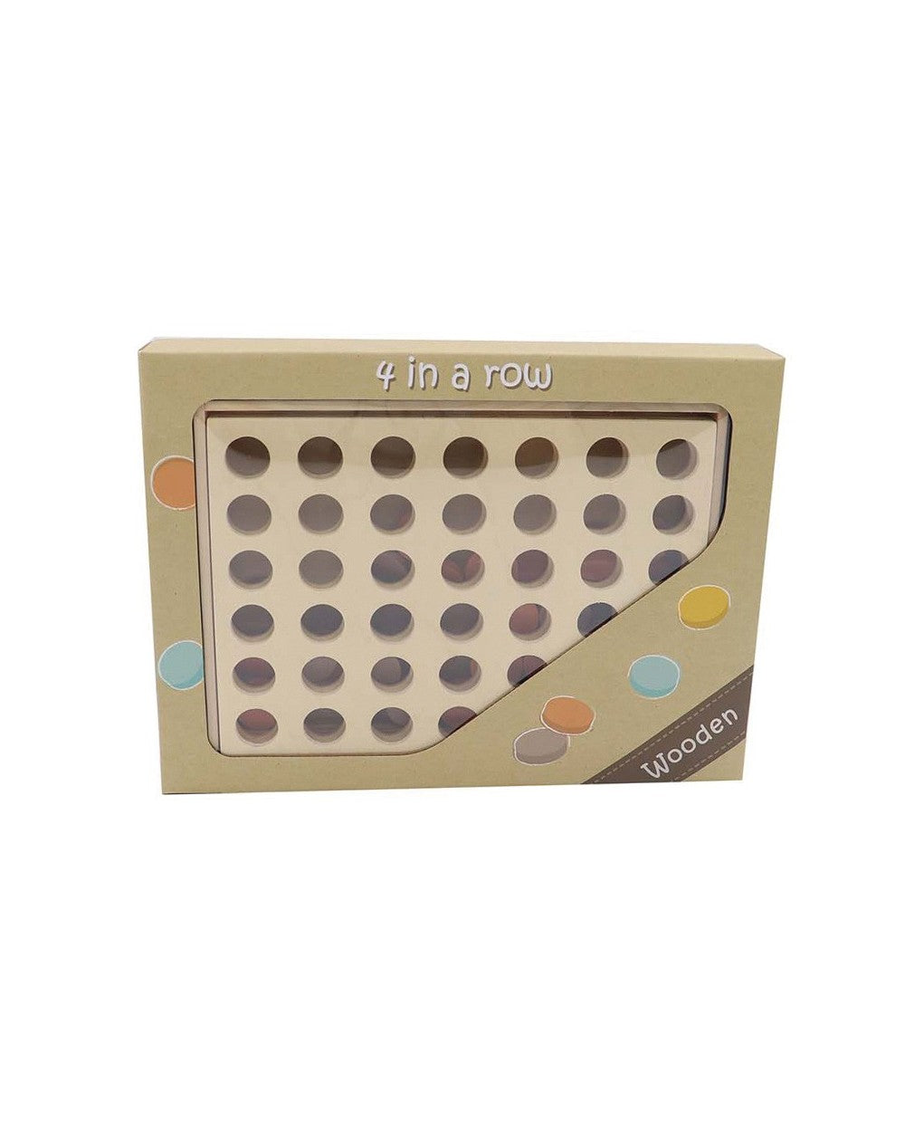 Wooden 4 in a row game