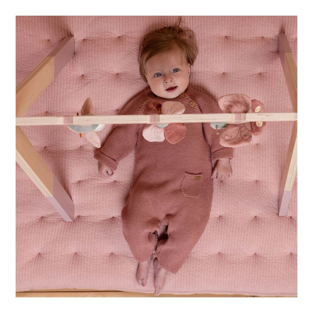 Wooden baby gym flowers + butterflies
