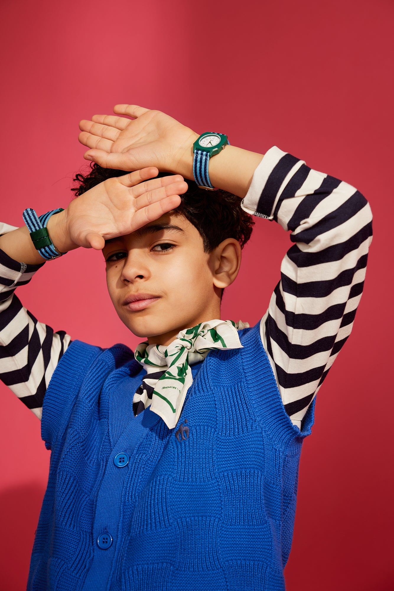 Mini Kyomo green & blue eco friendly kids watch- A Day on Earth