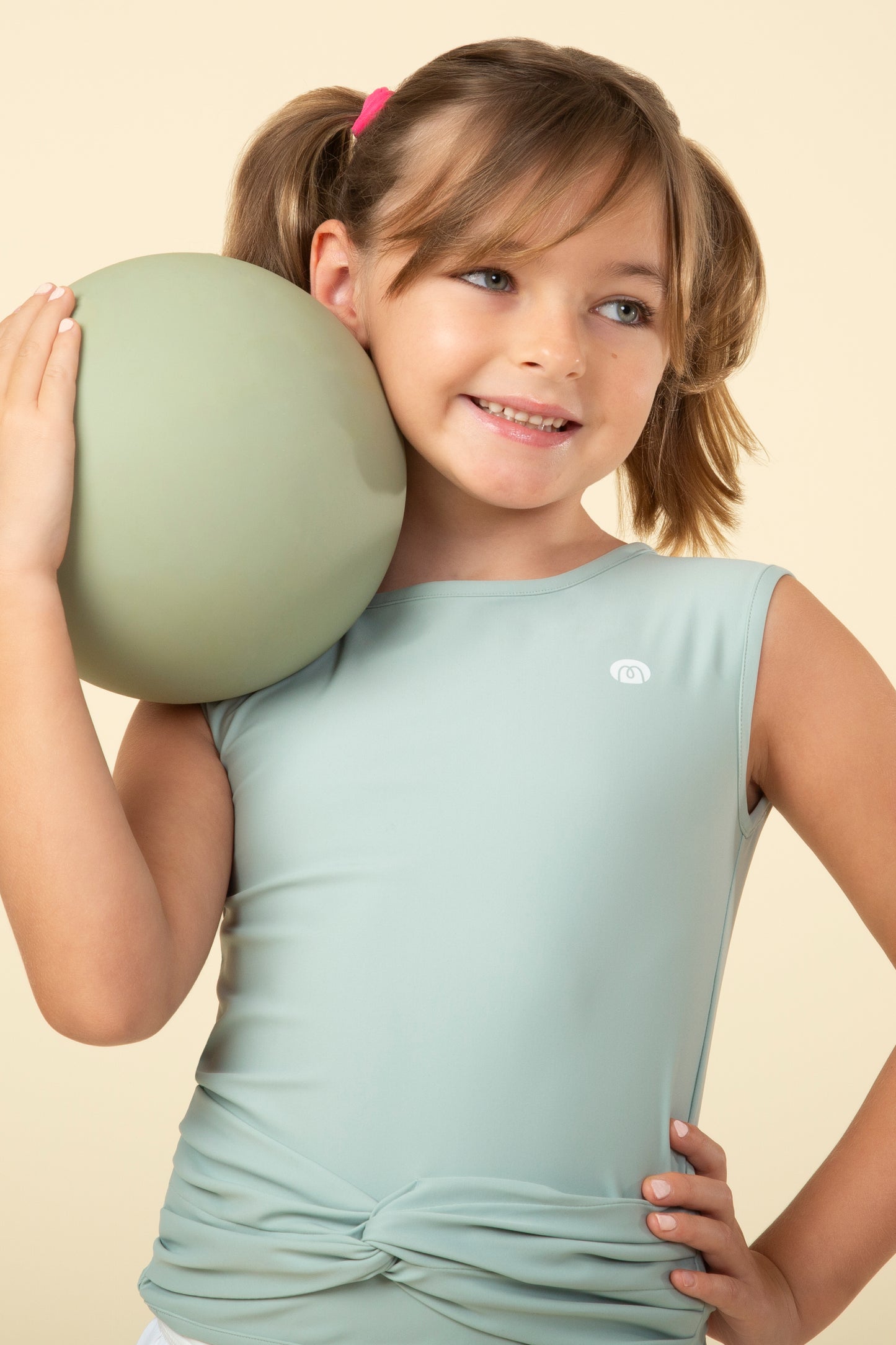 Candy sport crop top- Green Haze