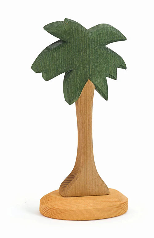 Wooden palm tree I with support