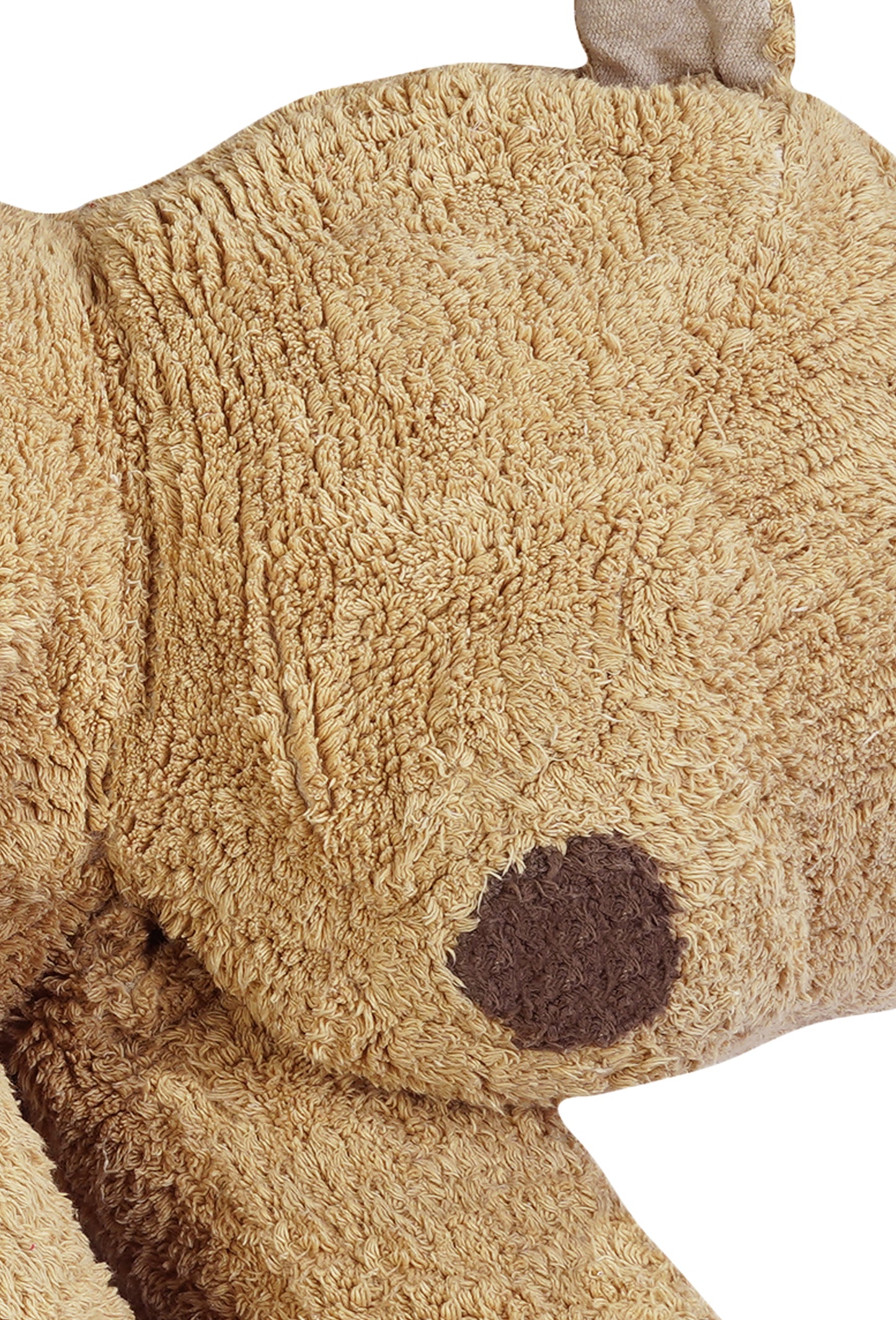 Sleepy giant bear pouffe