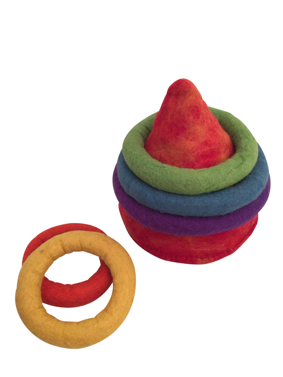 Felt quoit rings game