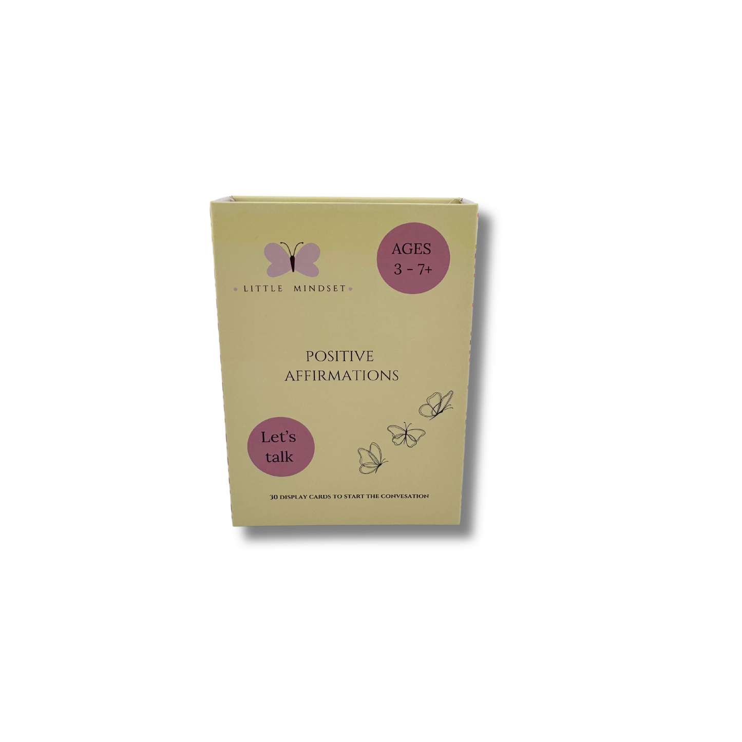 Positive affirmation flashcards set