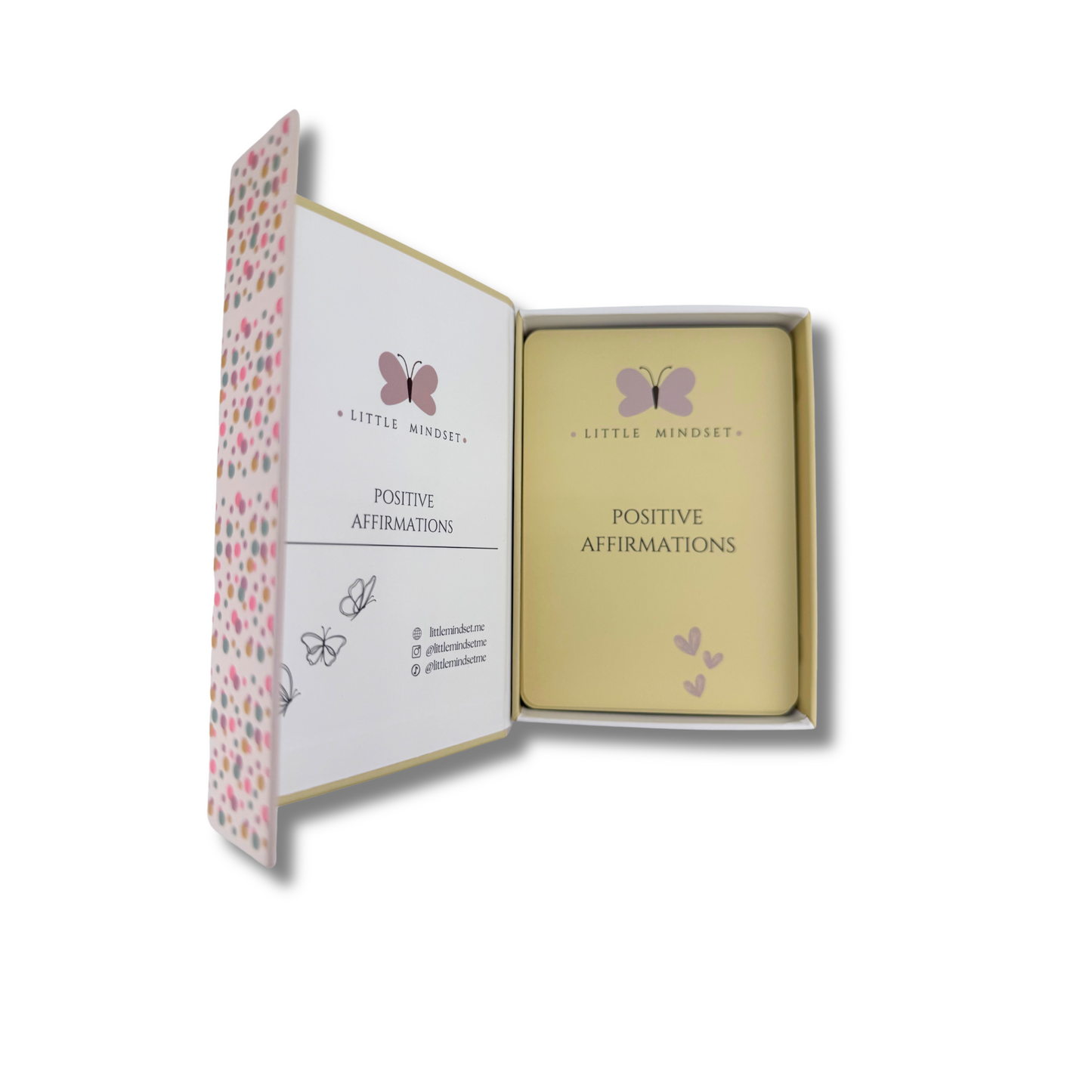 Positive affirmation flashcards set