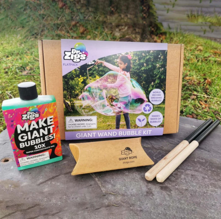 Flatpack Giant Wand Bubble Kit