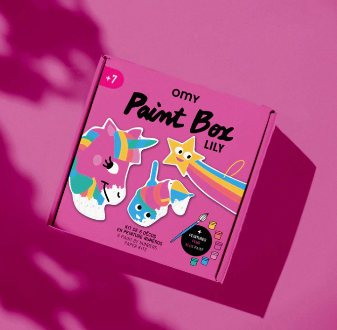 Paint box numbers-Lily