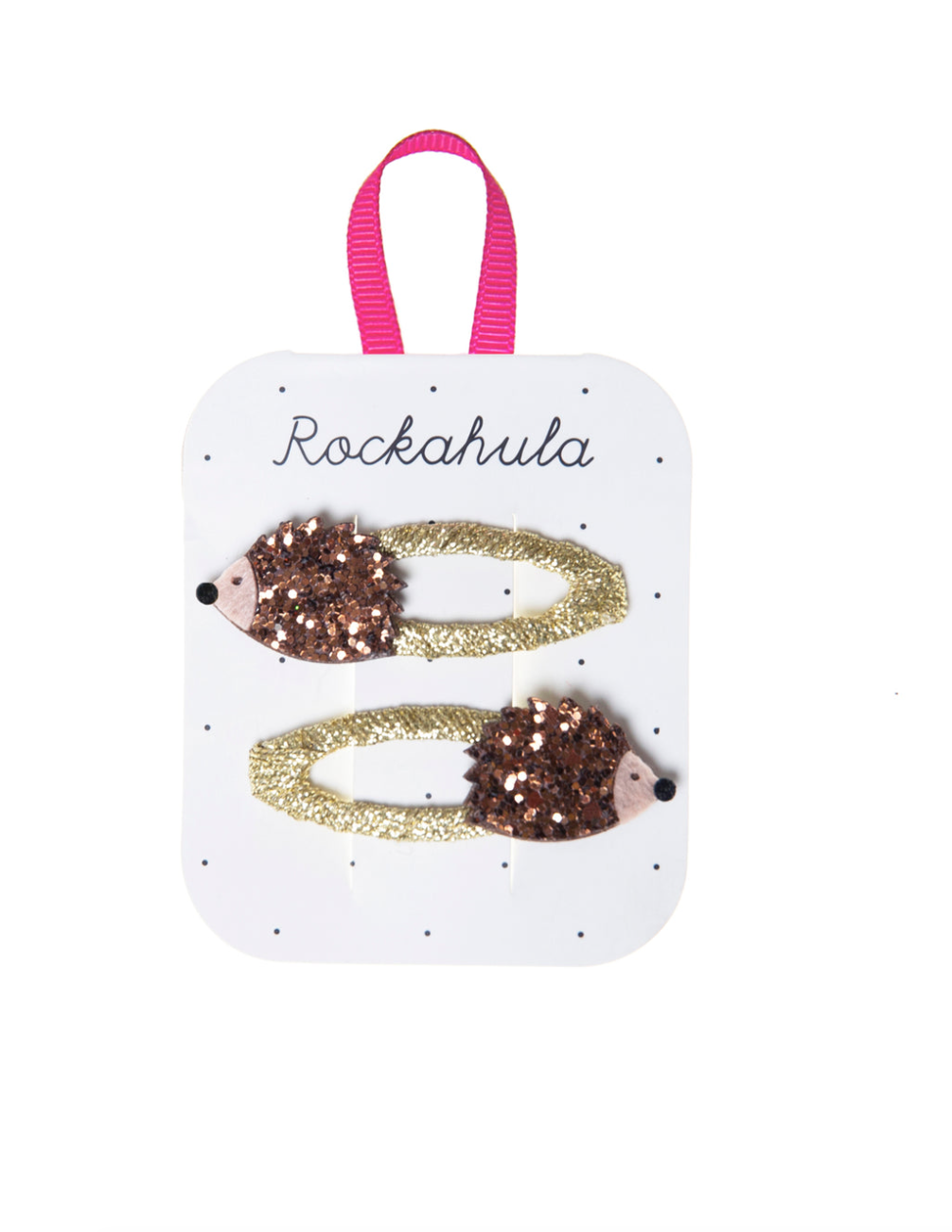 Hattie hedgehog hairclips
